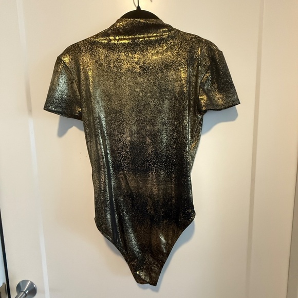 Zara Metallic Bodysuit (Size M) - Picture 3 of 3
